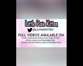 Petite Slut First Time Anal with Bad Dragon - Little Pixie Kitten