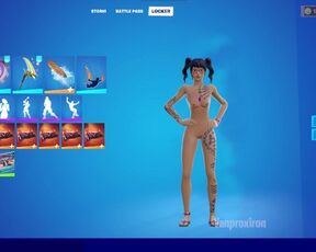 so i removed All Crystal's Clothes on my Fortnite Lobby