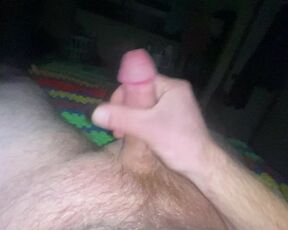 Stroking fast so I can swallow my cum!