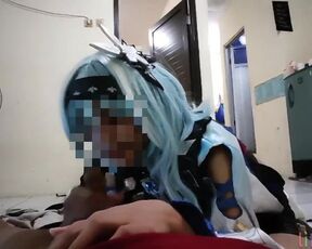 Eula Cosplay Blowjob, uncensored and full video at modelhub