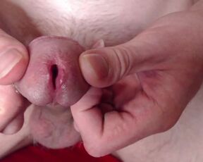 Peehole Cumshot Closeup