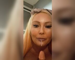 Blow job sucking bj bbw blonde milf