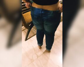 Indian Bbw Girlfriend Striping Before Going to Bath