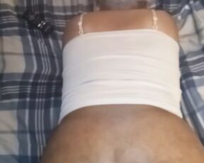 Strings Of Cum Dripping From Wife Pussy