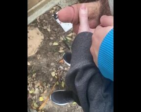 Watching Him Pee Outside Guy Pissing Outdoor Amateur Real Couple