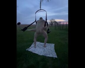 Who don’t love a sex swing outside