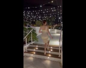 a beautiful escort JoPlum climbs the stairs and invites you for sex