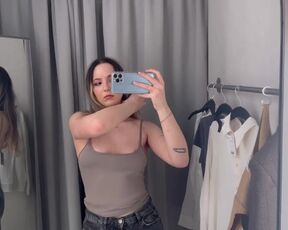 see through try on haul sexy girl trying on haul transparent clothes