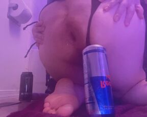 Red Bull Anal Insertion