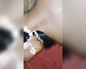 Indian Real Cheating Maid Doggy Sex and Bath Together with Owner